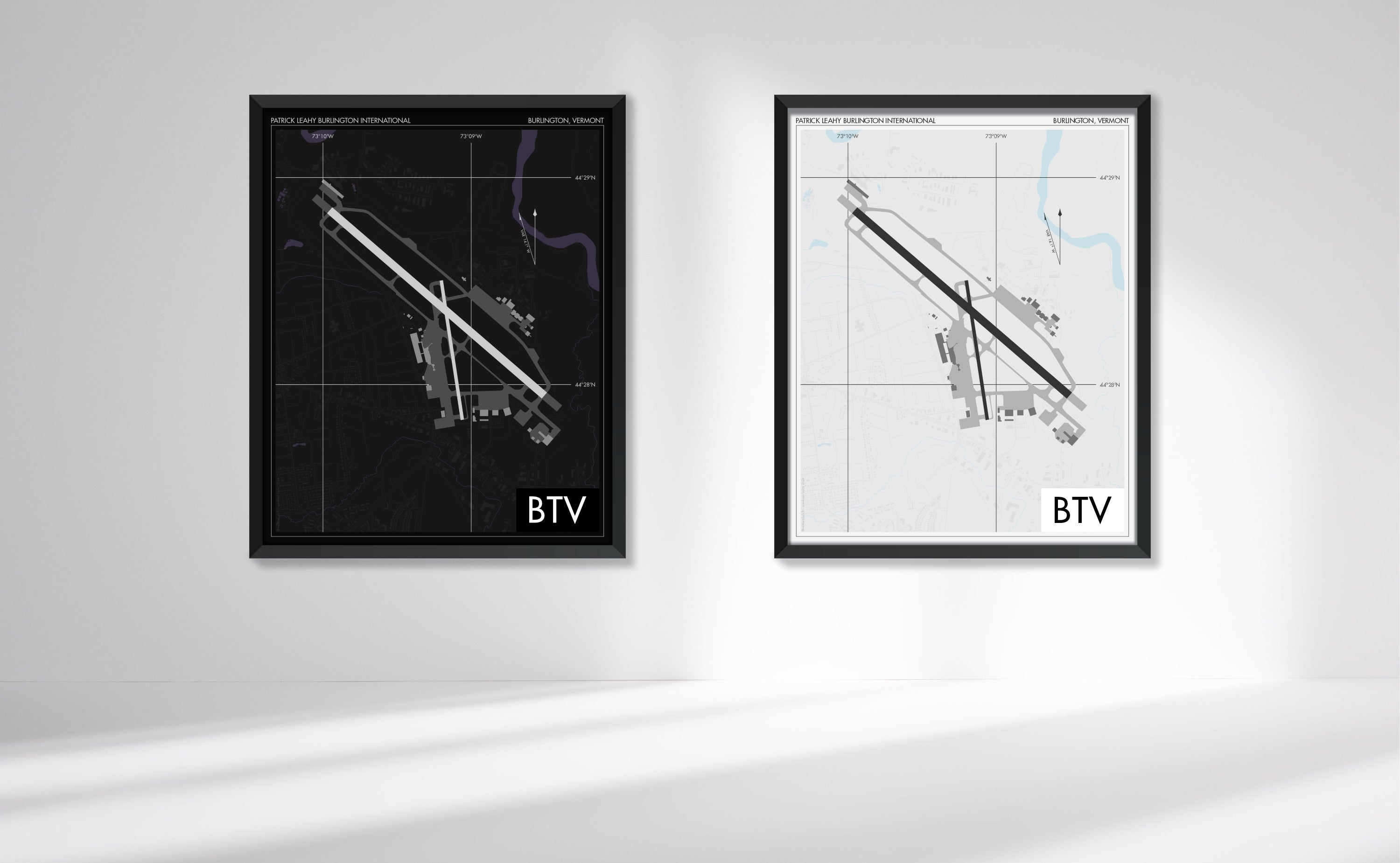 Burlington International Airport (BTV) Art Print