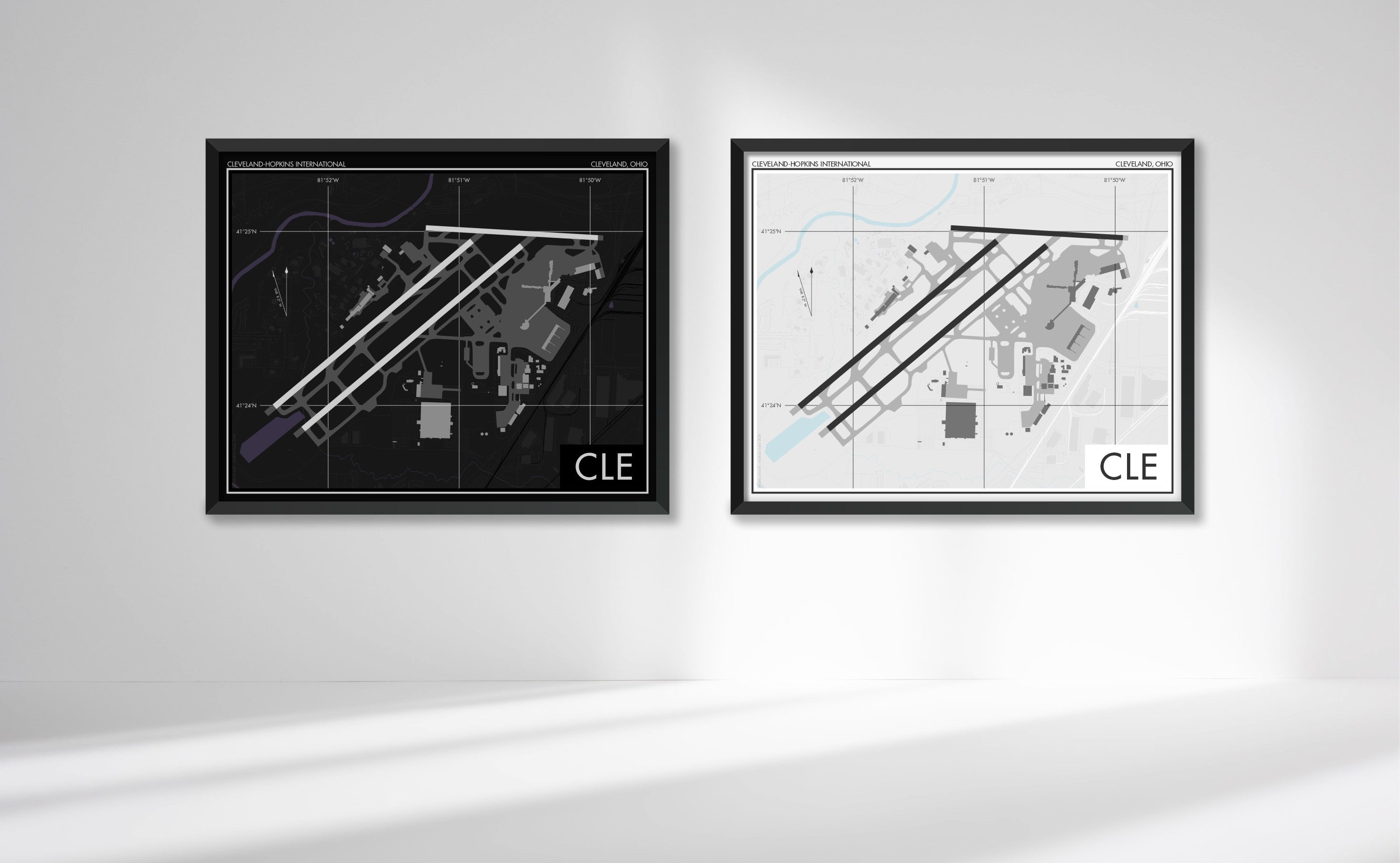 Cleveland Hopkins International Airport (CLE) Art Print