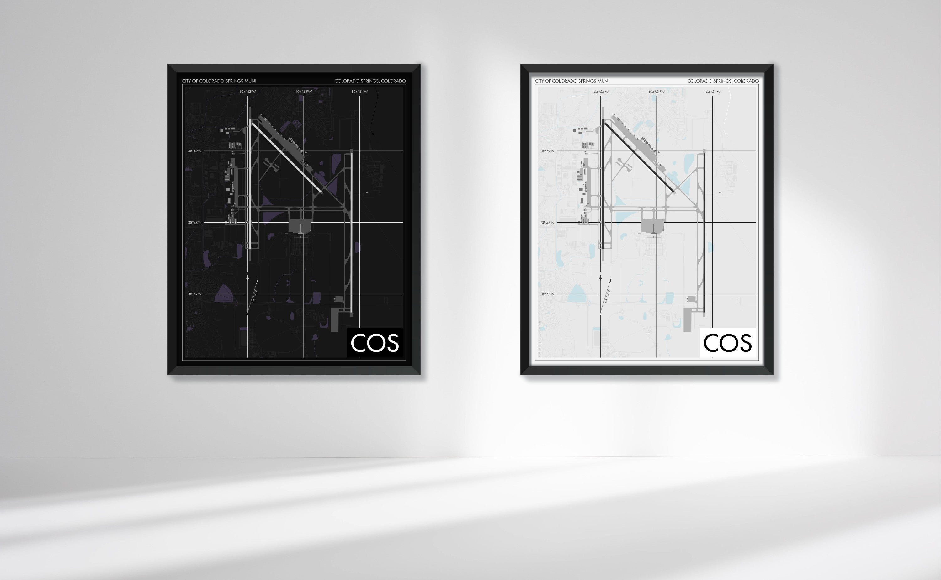 City of Colorado Springs Muni Airport (COS) Art Print
