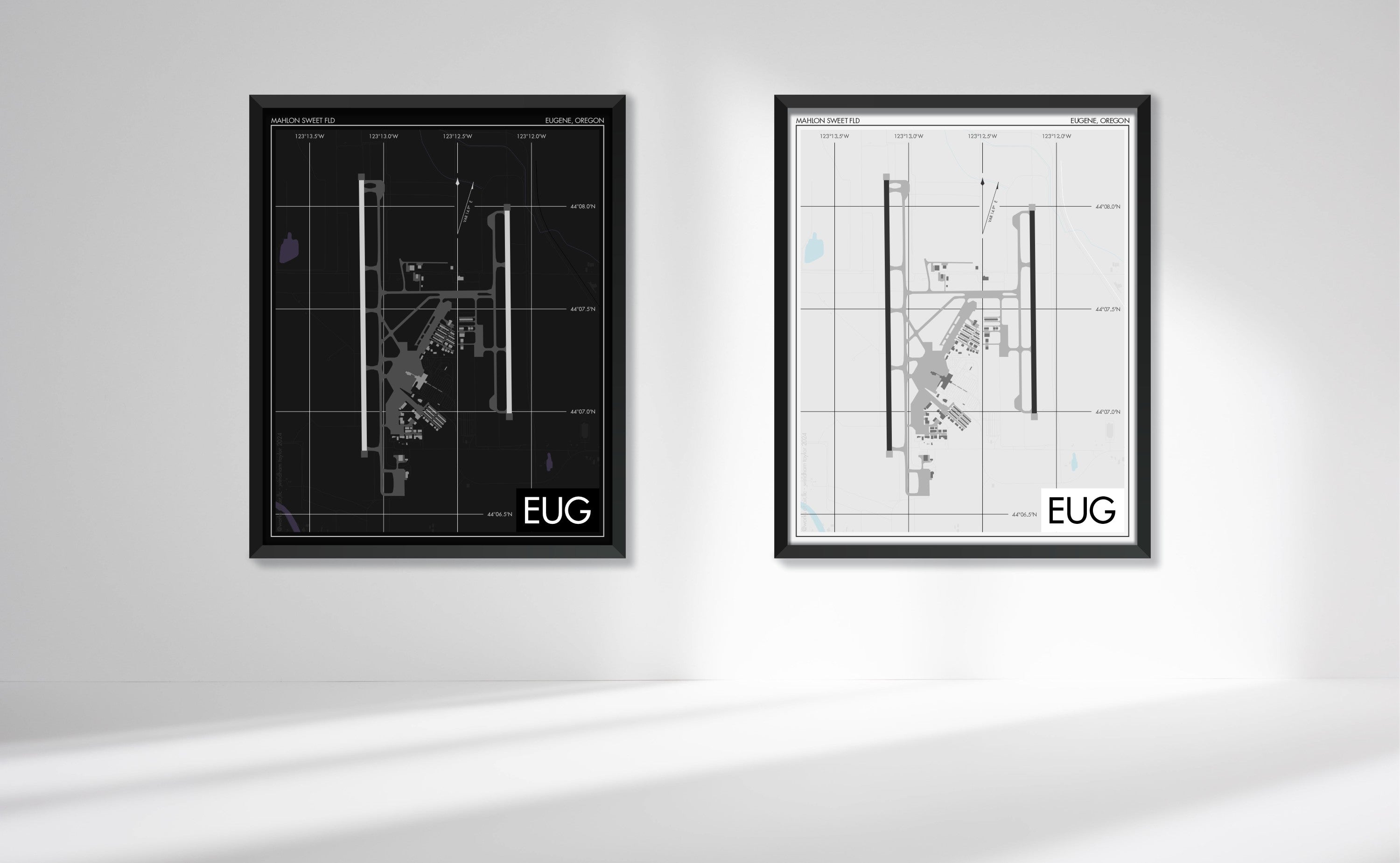 Mahlon Sweet Field Airport (EUG) Art Print