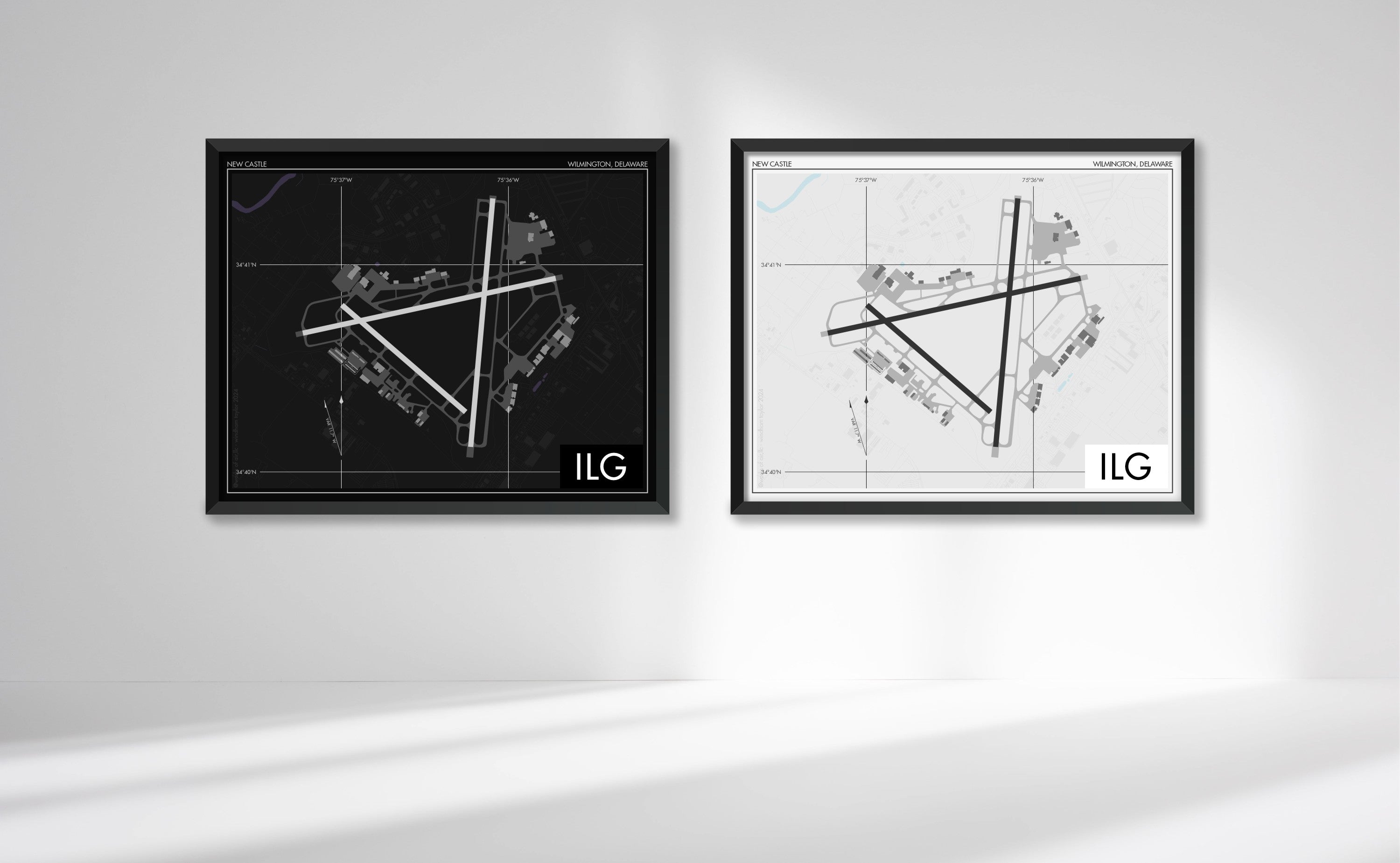 Wilmington Airport (ILG) Art Print
