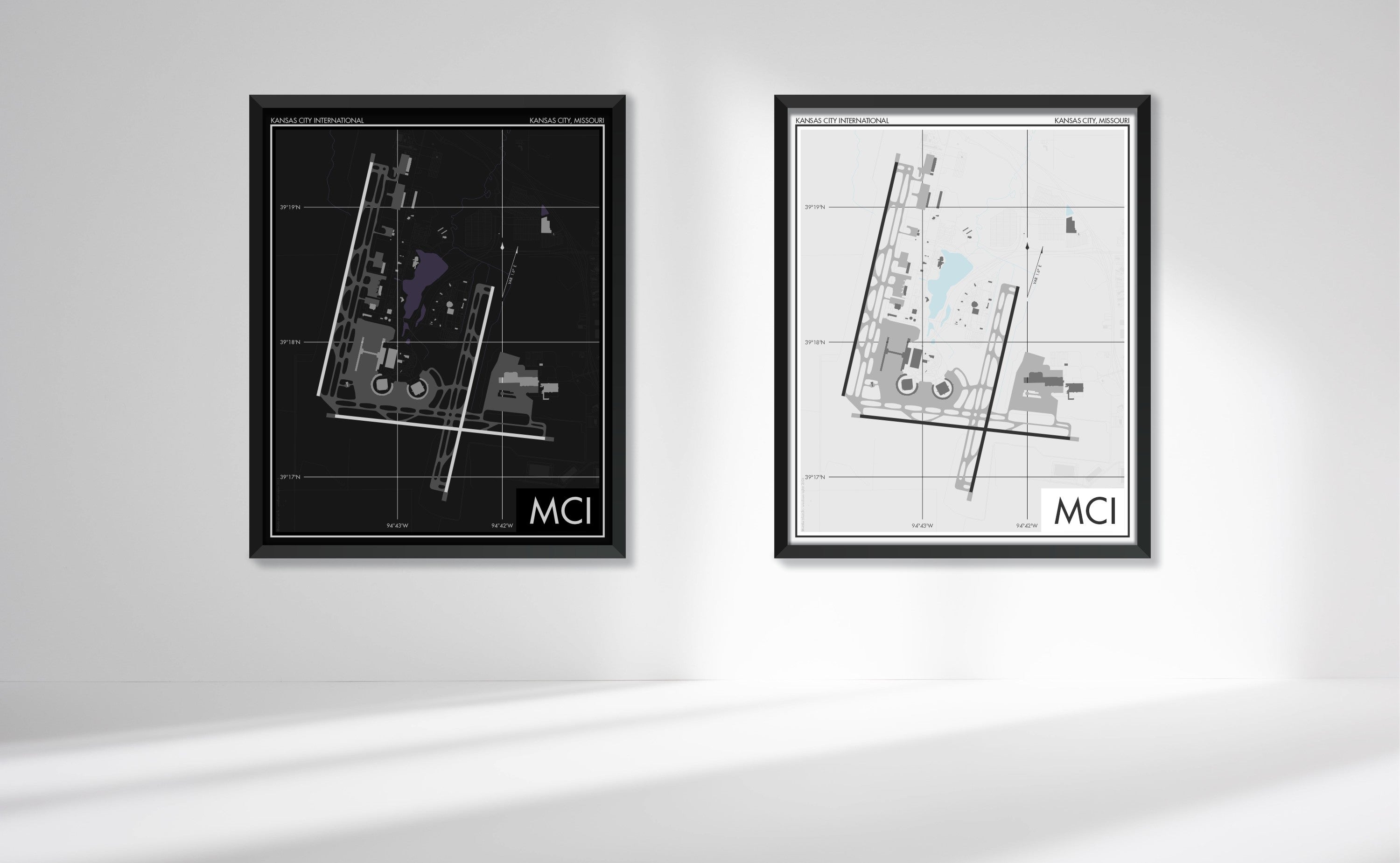 Kansas City International Airport (MCI) Art Print