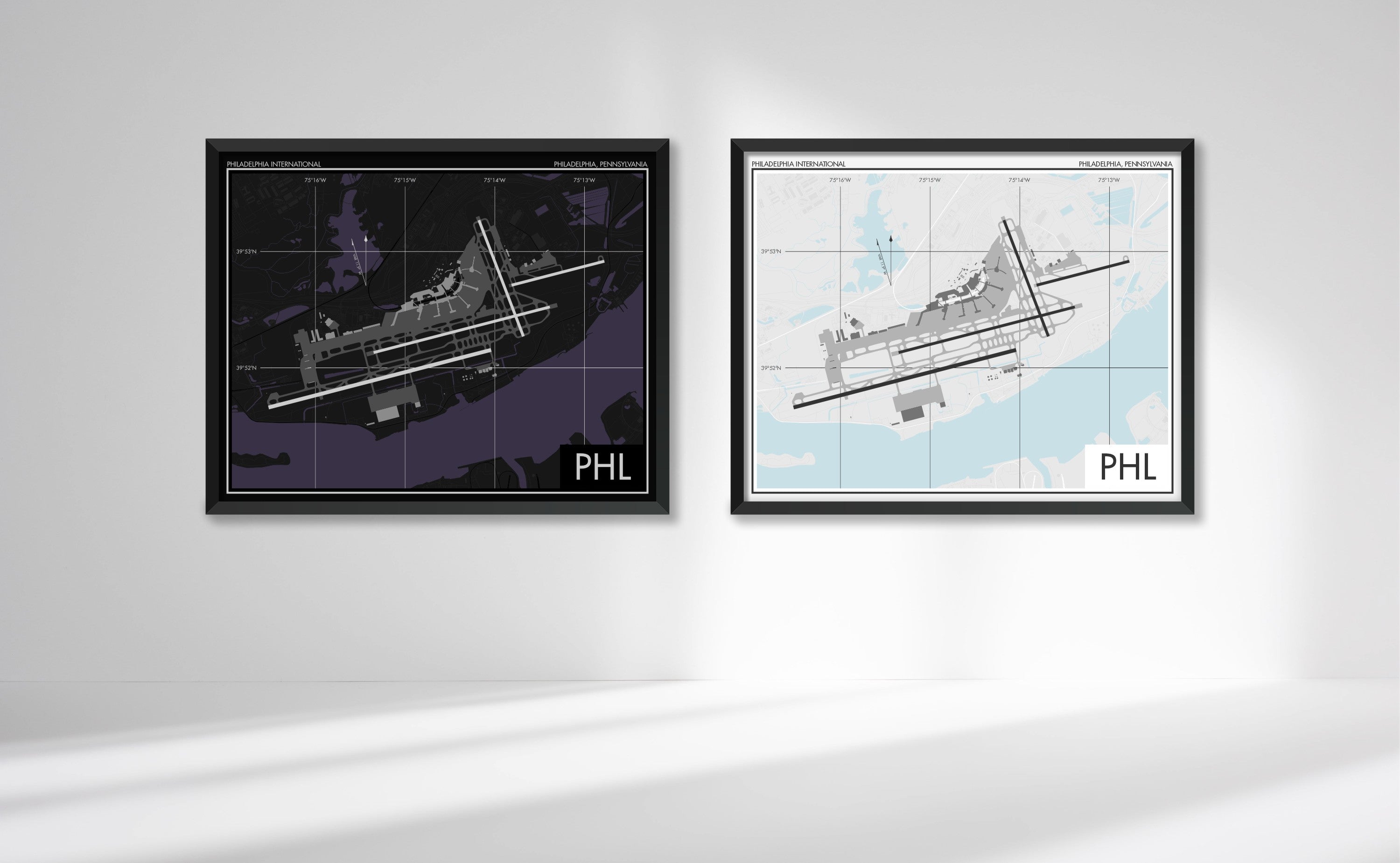 Philadelphia International Airport (PHL) Art Print
