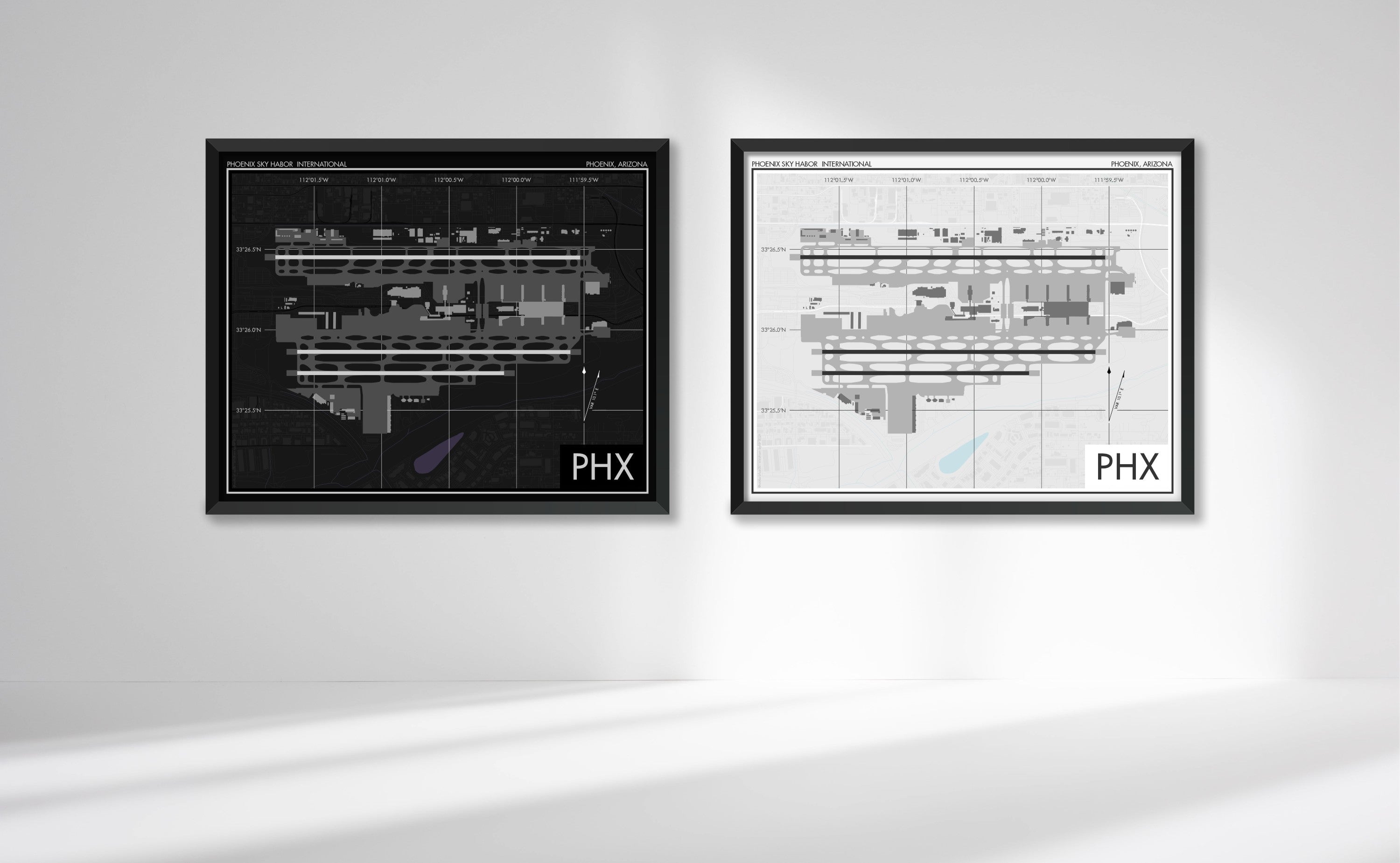 Phoenix Sky Harbor (PHX) Airport Art Print