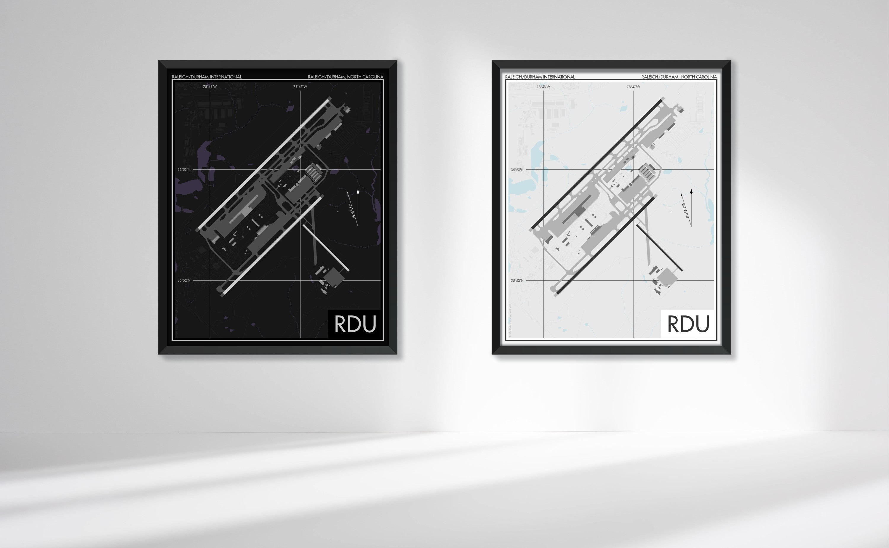 Raleigh-Durham (RDU) Airfield Art Print