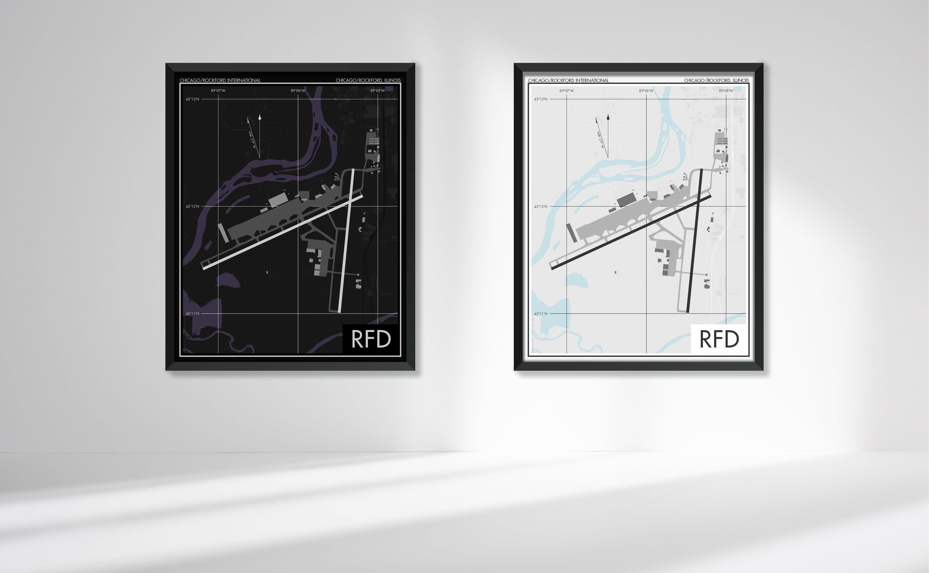 Chicago Rockford (RFD) Airfield Art Print